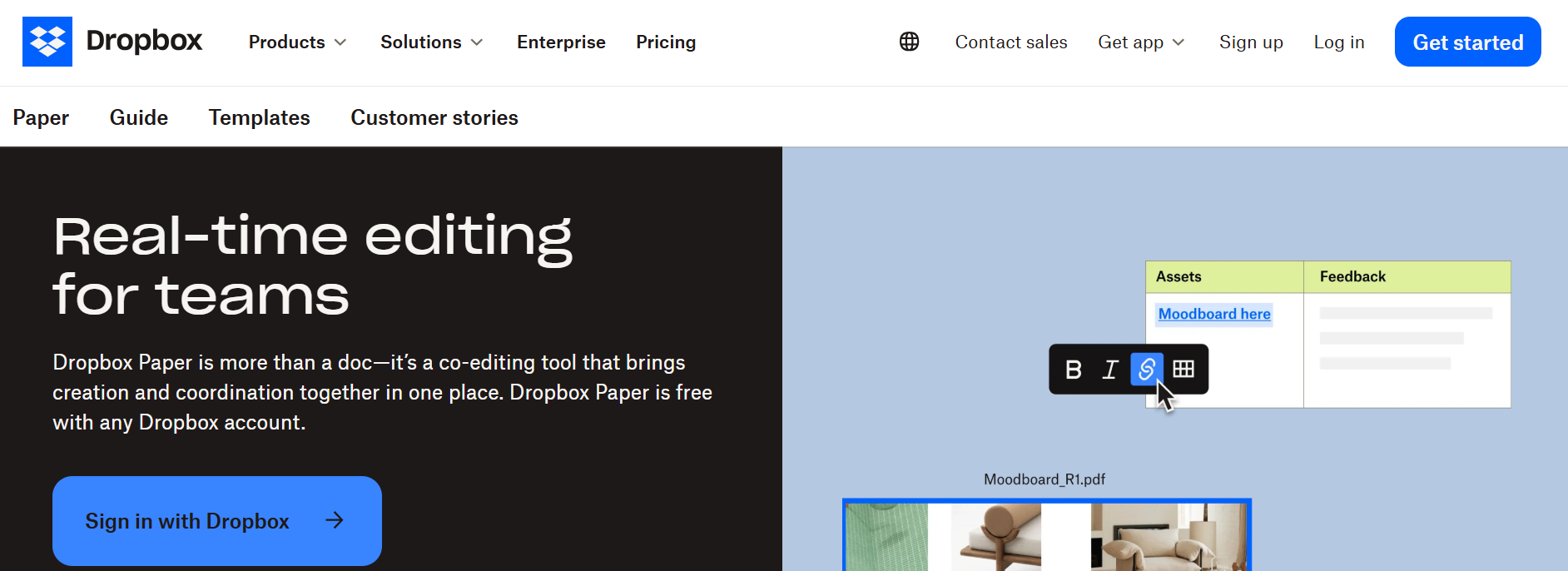 Dropbox & Dropbox Paper