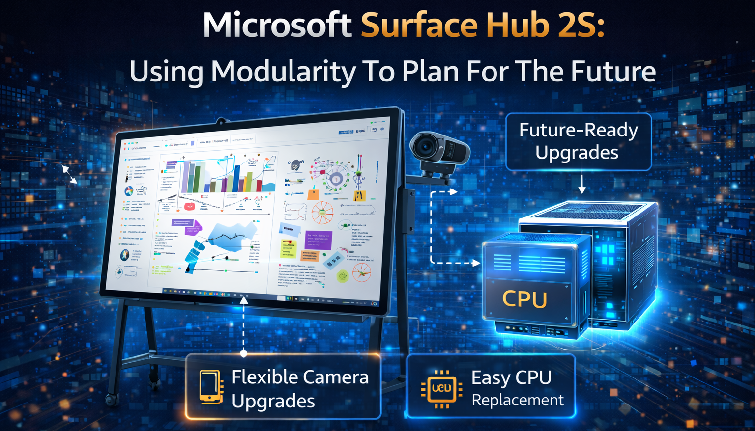 Microsoft Surface Hub 2S Using Modularity To Plan For The Future