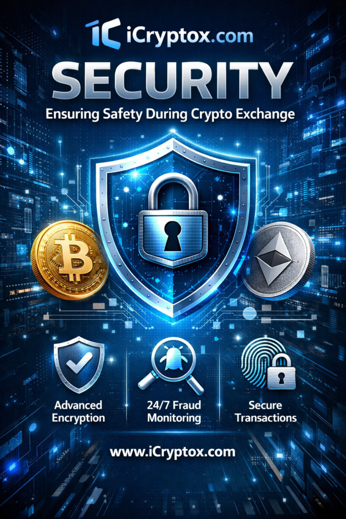 iCryptox.com Security Guaranturing Safety During Crypto Exchange