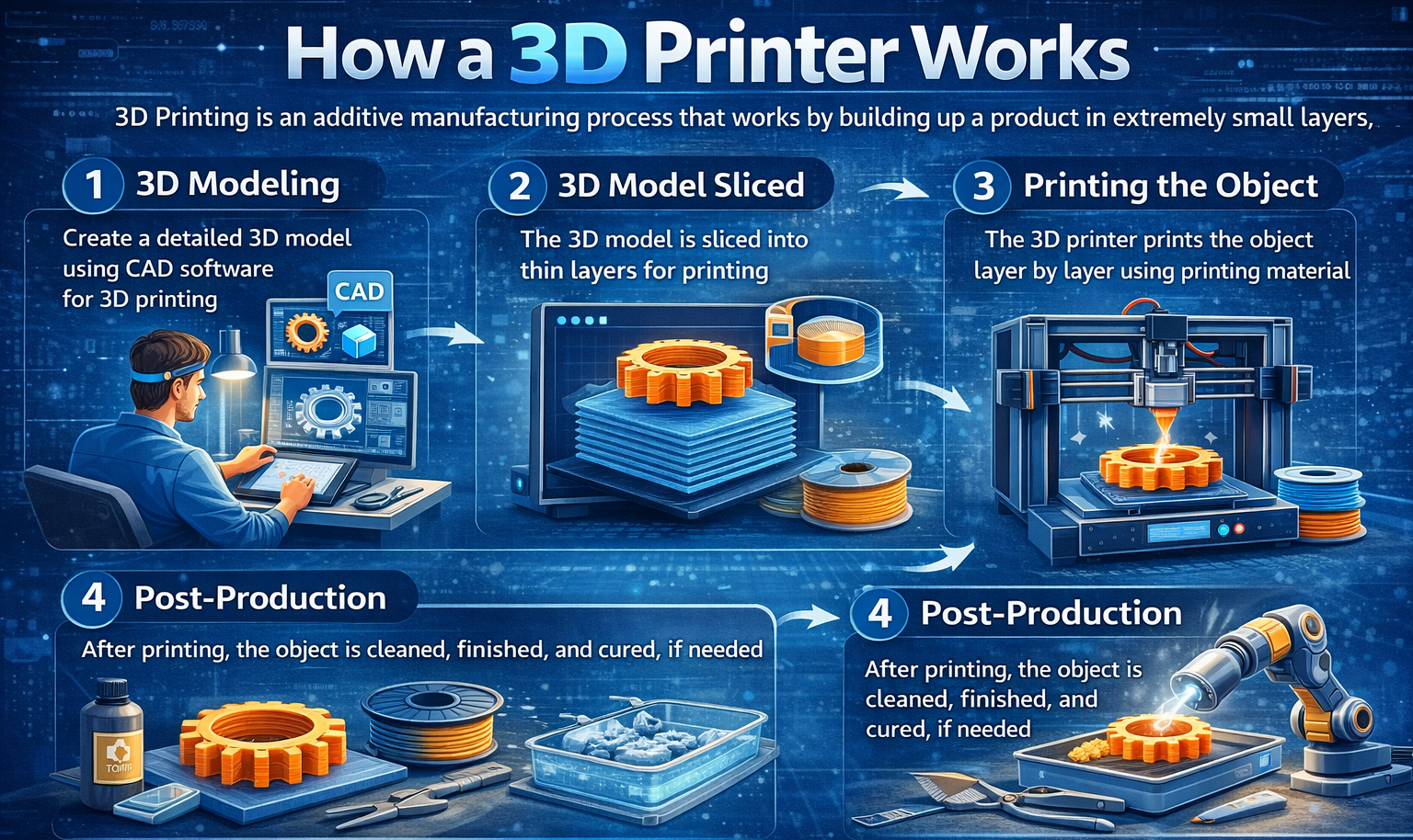 How Does a 3D Printer Work?