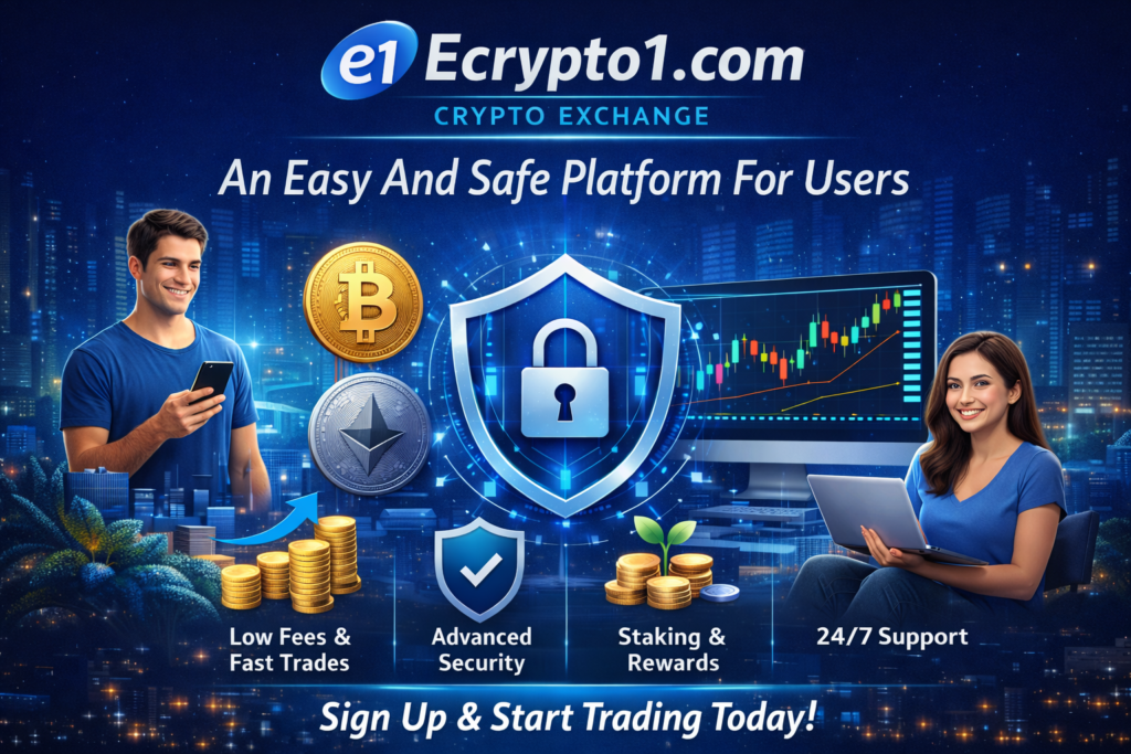 Ecrypto1.com Crypto Exchange An Easy And Safe Platform For Users