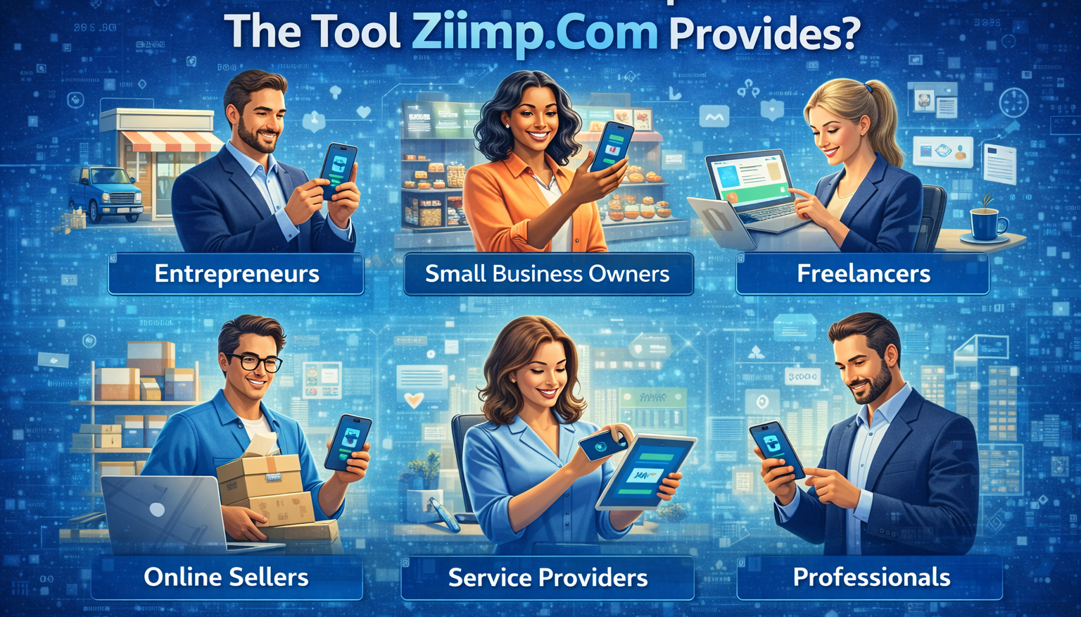 What Kinds Of People Use The Tool Ziimp.Com Provides