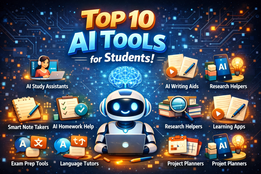 Top 10 AI Tools for Students