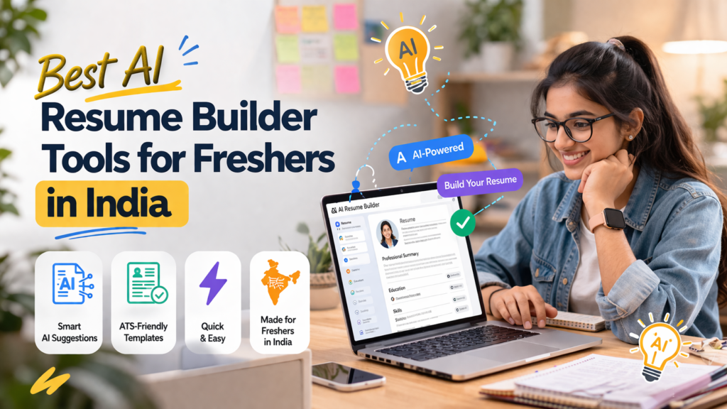 Best AI Resume Builder Tools for Freshers in India