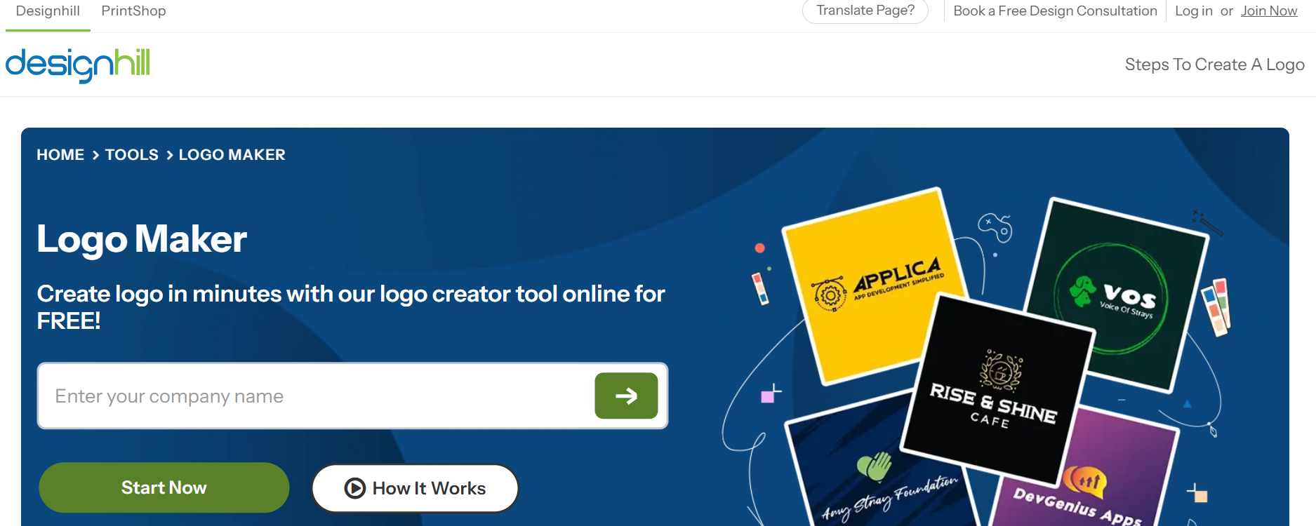 Designhill Logo Maker