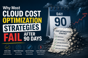 Why Most Cloud Cost Optimization Strategies Fail After 90 days