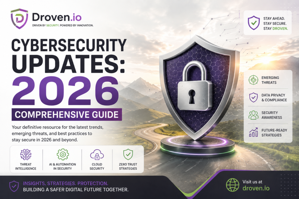 Droven io Cybersecurity Updates 2026 Comprehensive Guide