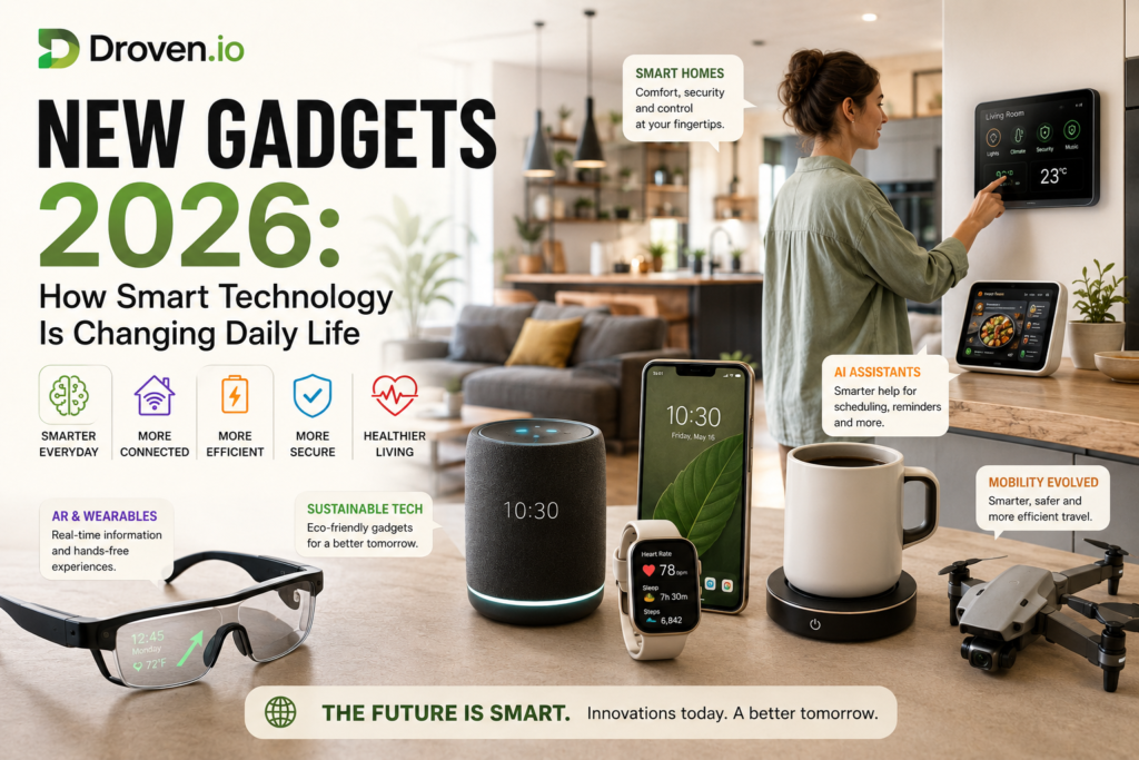 Droven.io New Gadgets 2026 How Smart Technology Is Changing Daily Life