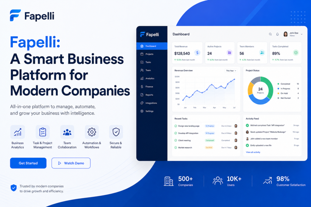 Fapelli A Smart Business Platform for Modern Companies