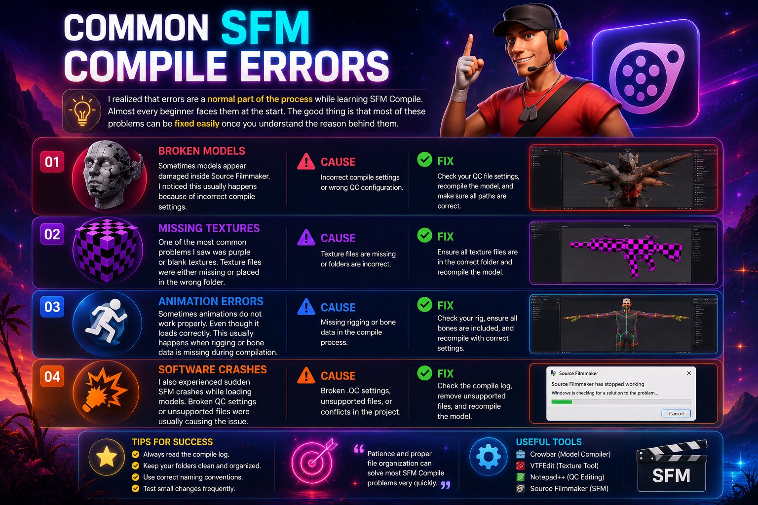 Main File Formats Used in SFM Compile