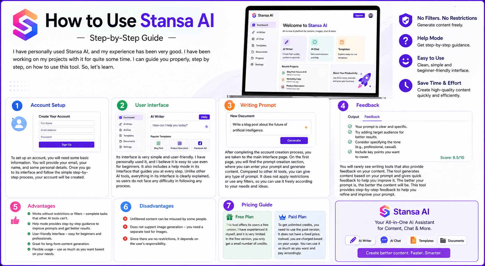 How to use Stansa AI