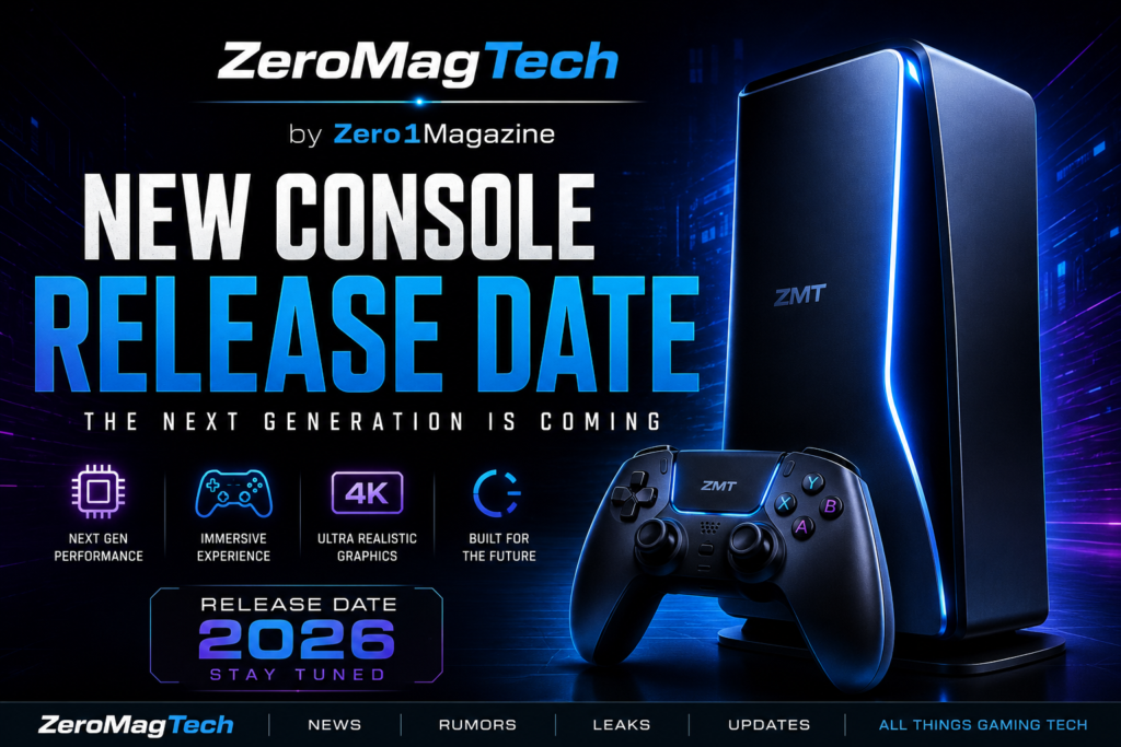 ZeroMagTech New Console Release Date by Zero1Magazine