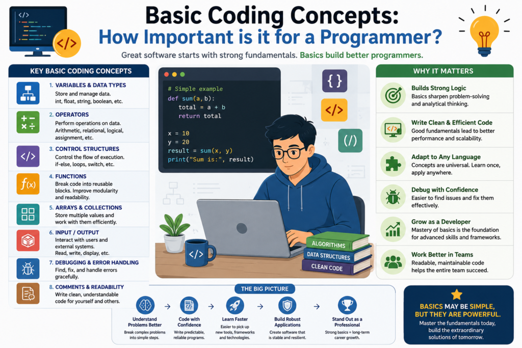 Basic Coding Concepts How Important is it for a Programmer