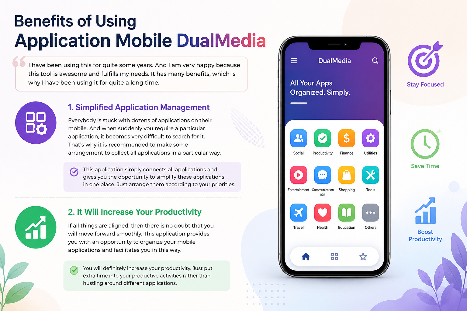 Benefits of Using Application Mobile DualMedia