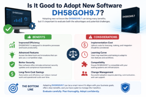 Is It Good to Adopt New Software DH58GOH9.7