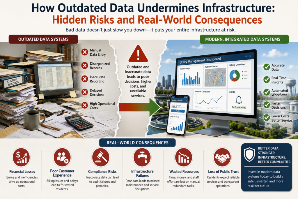 How Outdated Data Undermines Infrastructure Hidden Risks and Real-World Consequences