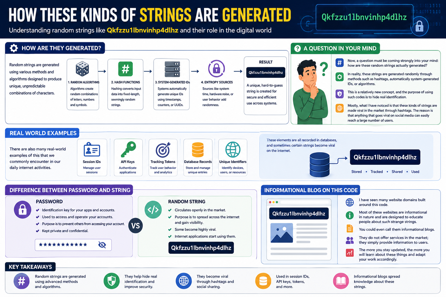 How These Kinds of Strings Are Generated