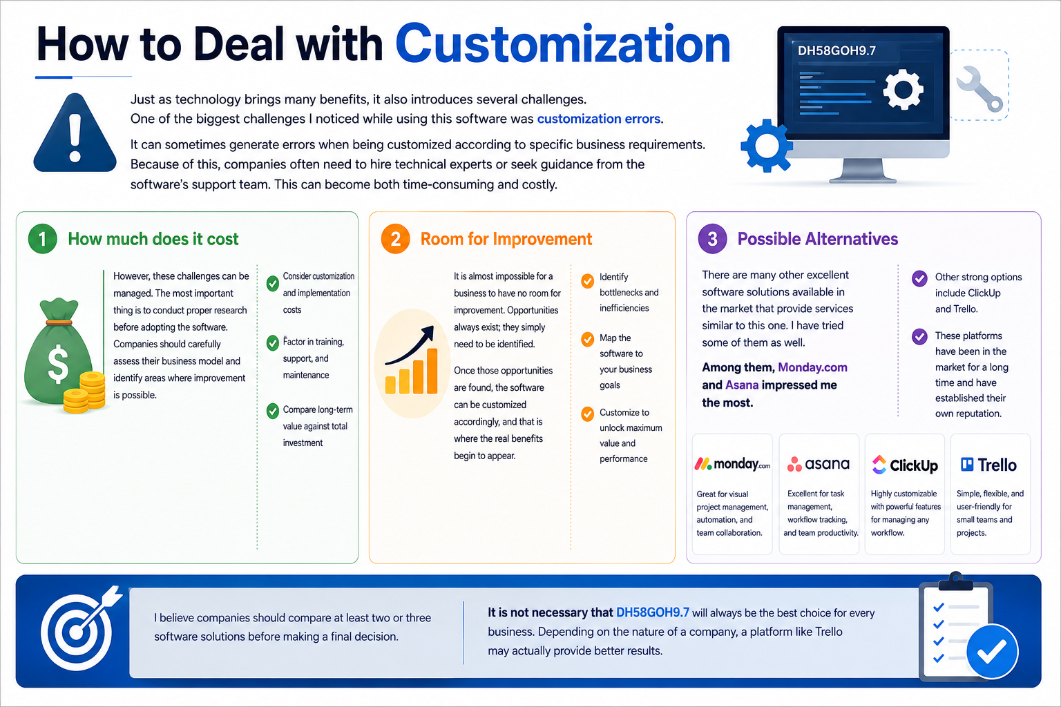 How to Deal with Customization