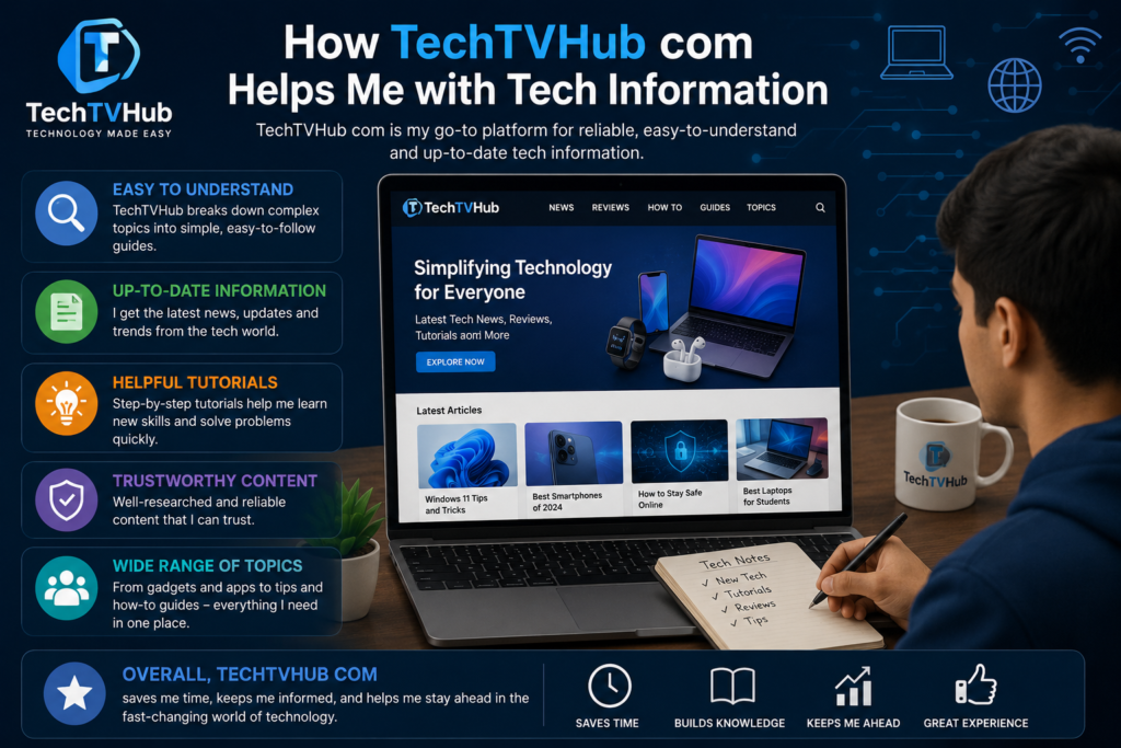 How TechTVHub com Helps Me with Tech Information