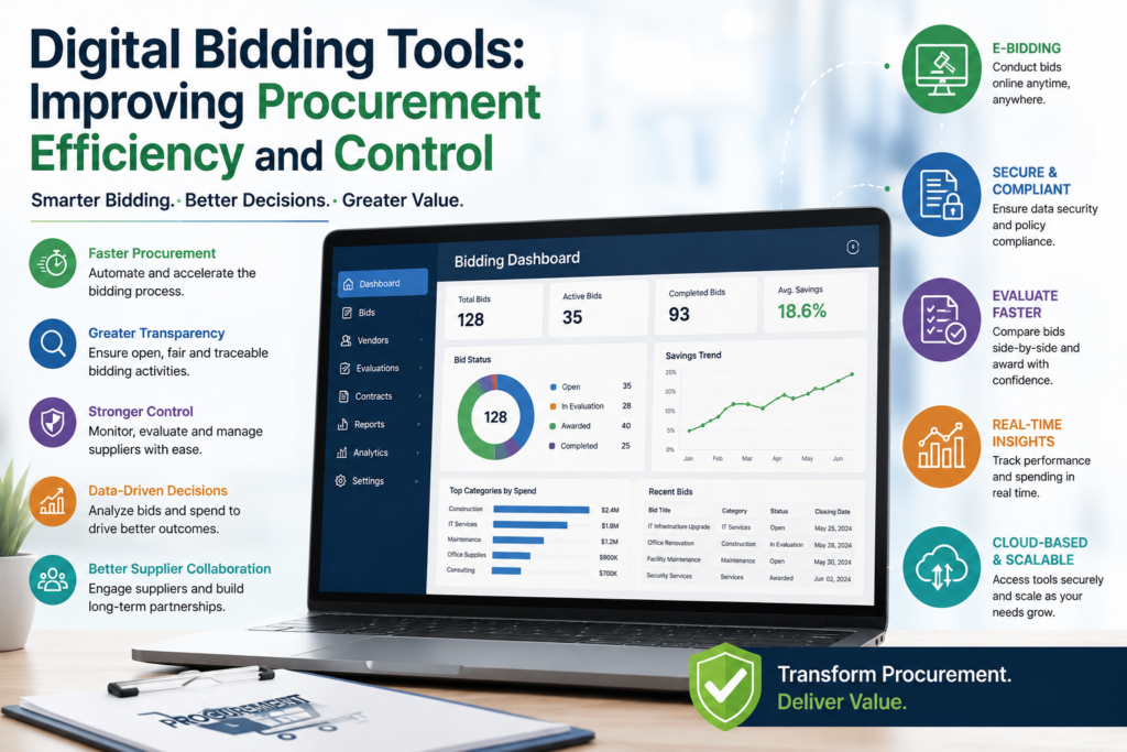Digital Bidding Tools Improving Procurement Efficiency and Control