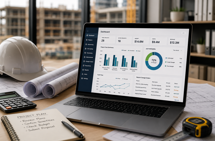 Construction Industry ERP Software Built For Real Contractor Workflows